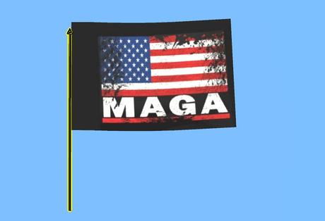 Second Life Marketplace - MAGA Flag-Black